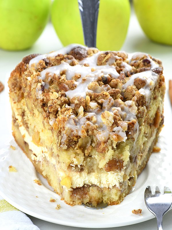 Apple Coffee Cake With Cream Cheese Filling