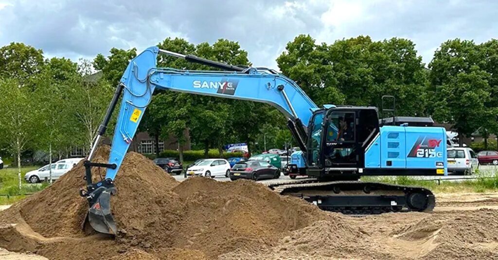 China is here: SANY electric excavator arrives in the West