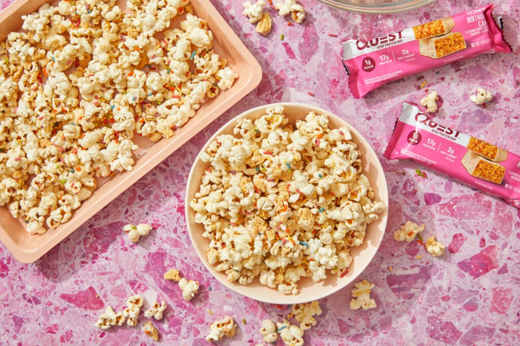 Crispy Birthday Cake Popcorn Recipe | Quest Blog