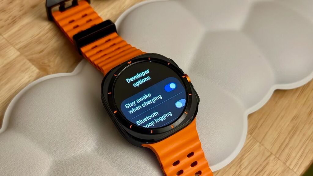 The hidden Developer options menu on the Samsung Galaxy Watch Ultra